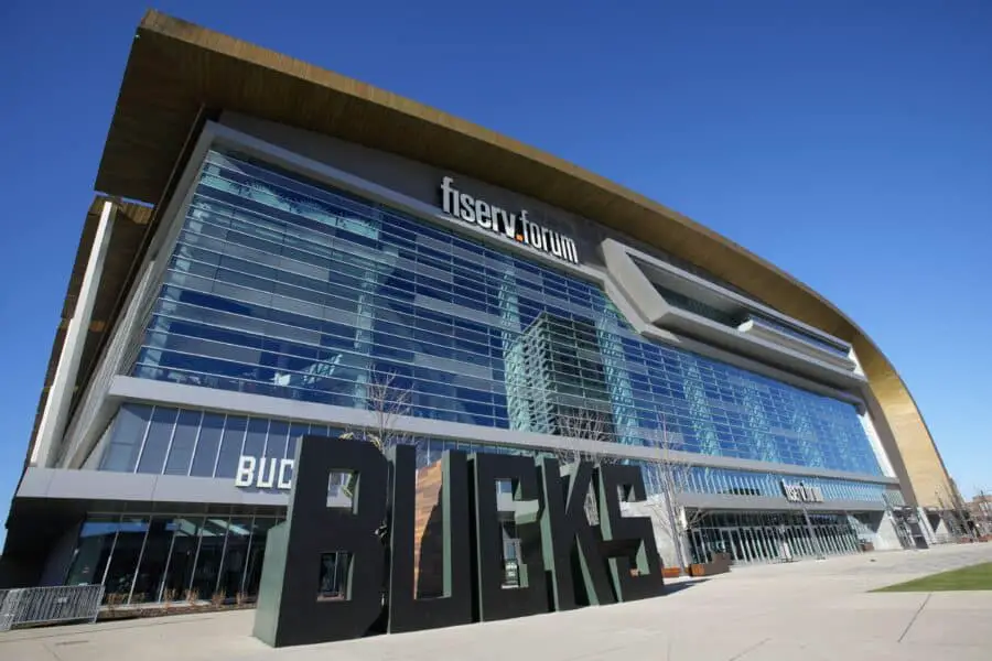 Bucks can target veteran with almost 15,000 points ahead of NBA trade deadline (Report) Jan 18, 2025; Milwaukee, Wisconsin, USA; General view of the outside of the Fiserv Forum prior to the game between the Xavier Musketeers and Marquette Golden Eagles. Mandatory Credit: Jeff Hanisch-Imagn Images